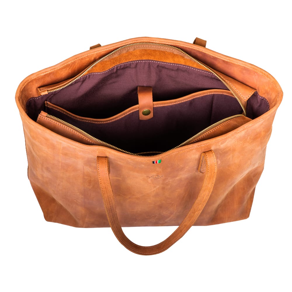 Malaika Tote, Tan - Image 5