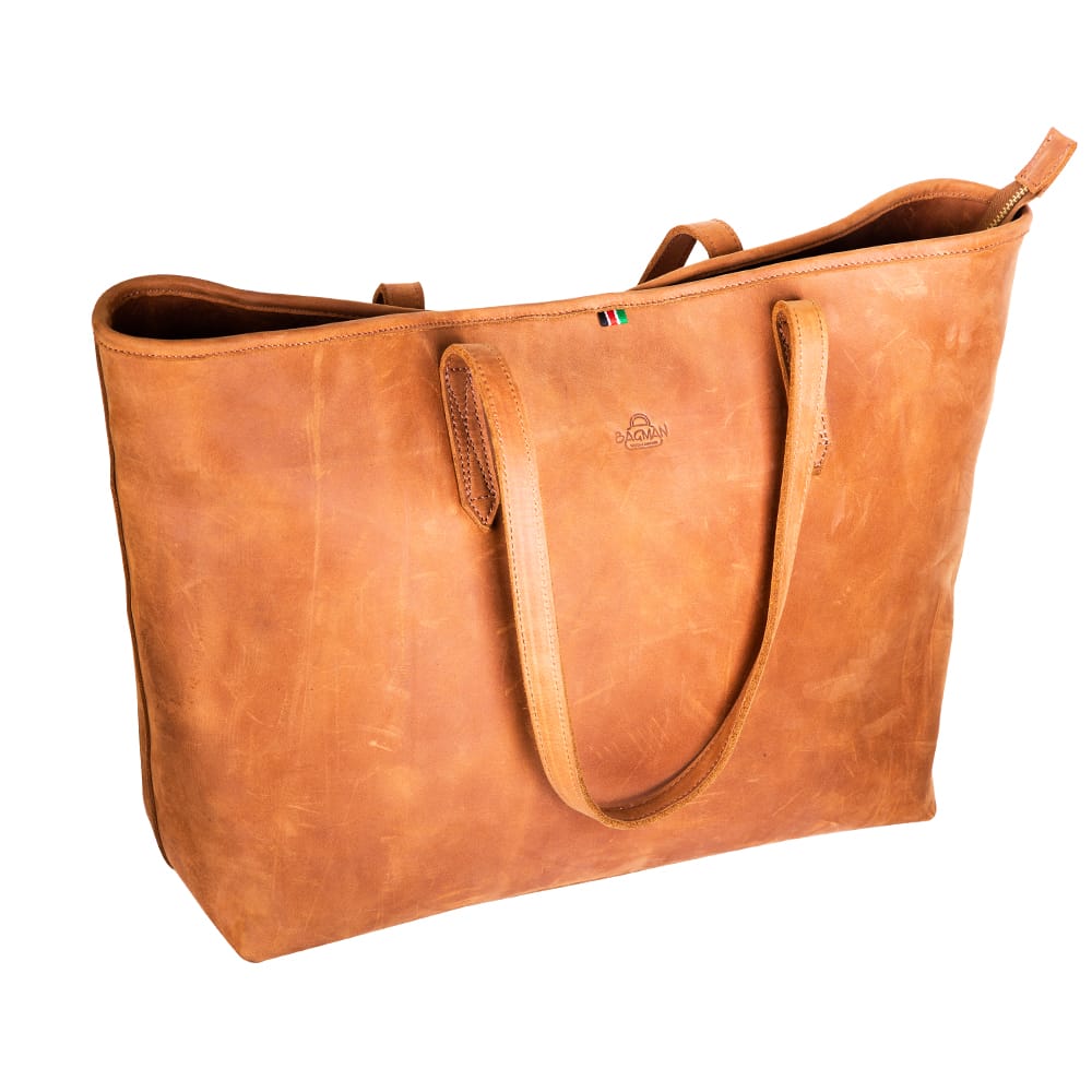 Malaika Tote, Tan - Image 3