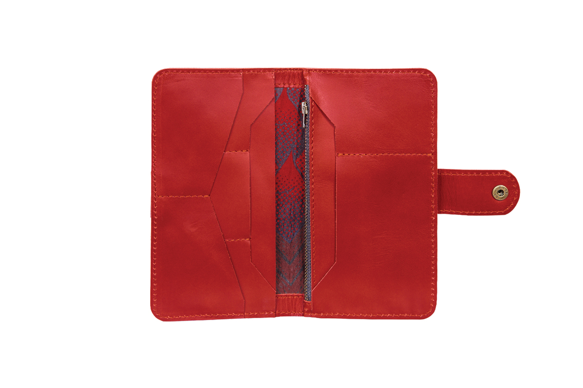 Pete ladies wallet, Red - Image 8