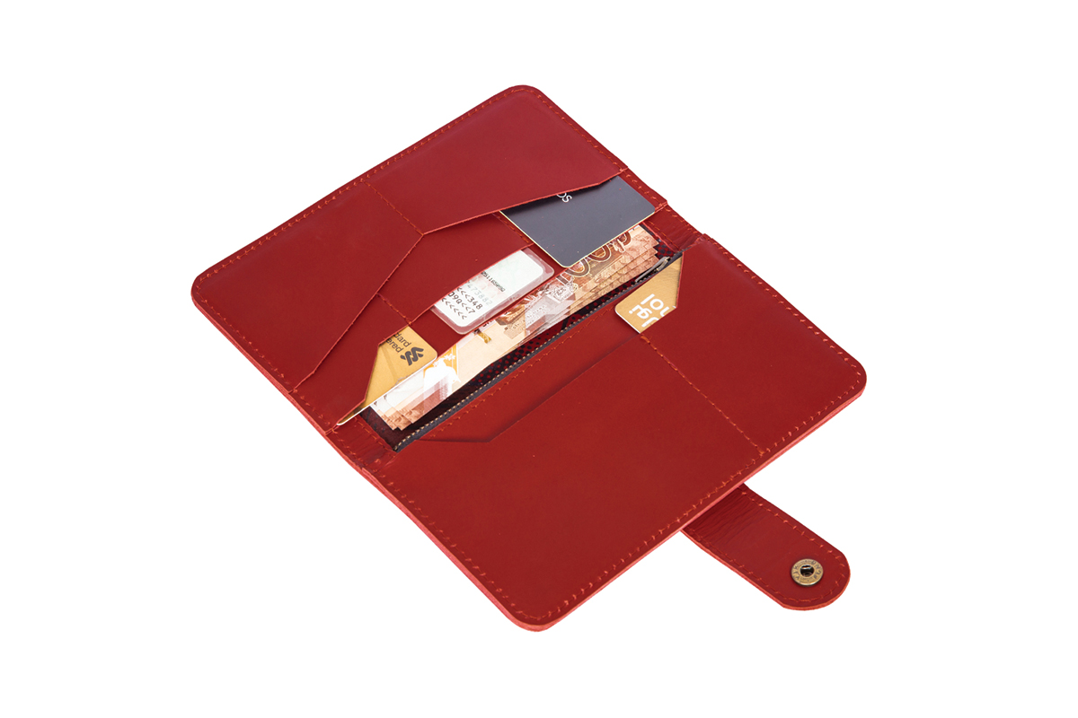 Pete ladies wallet, Red - Image 2