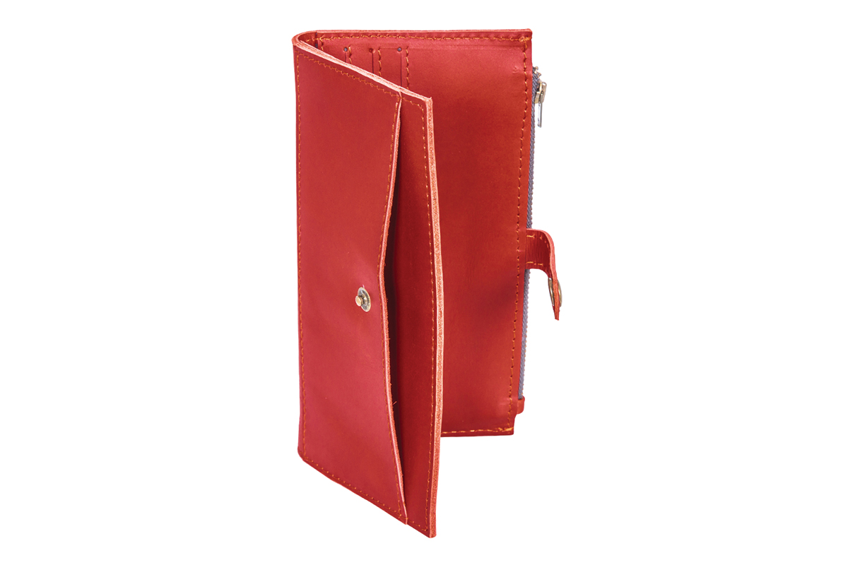 Zuri ladies wallet, Red - Image 7