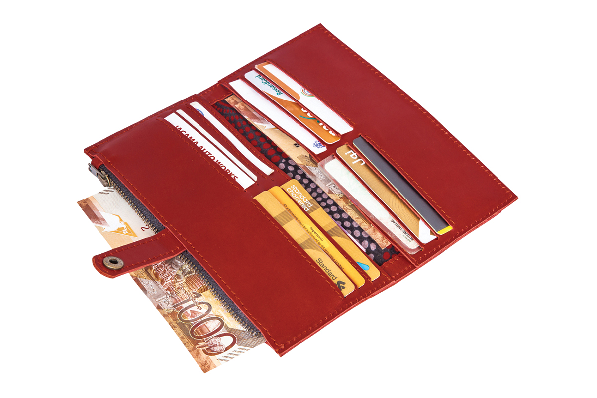 Zuri ladies wallet, Red - Image 2