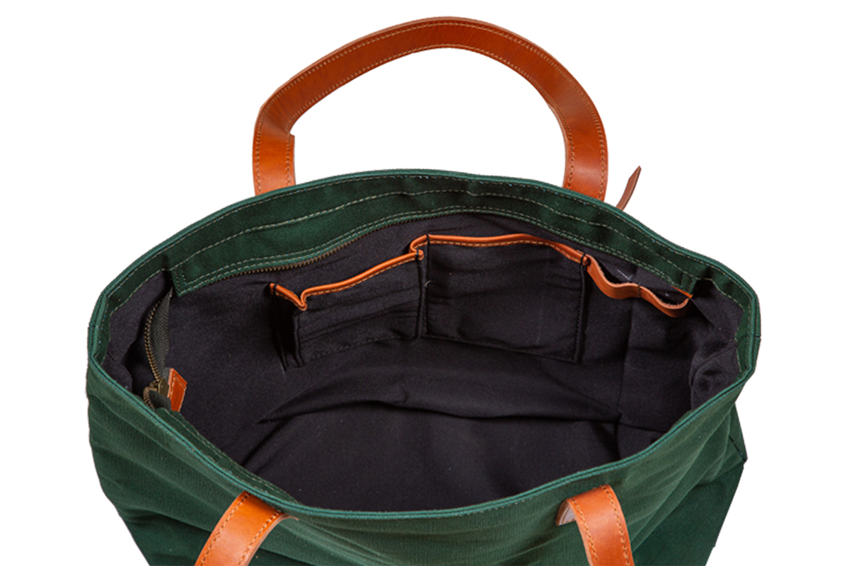 Marion Tote Bag, Green - Image 4