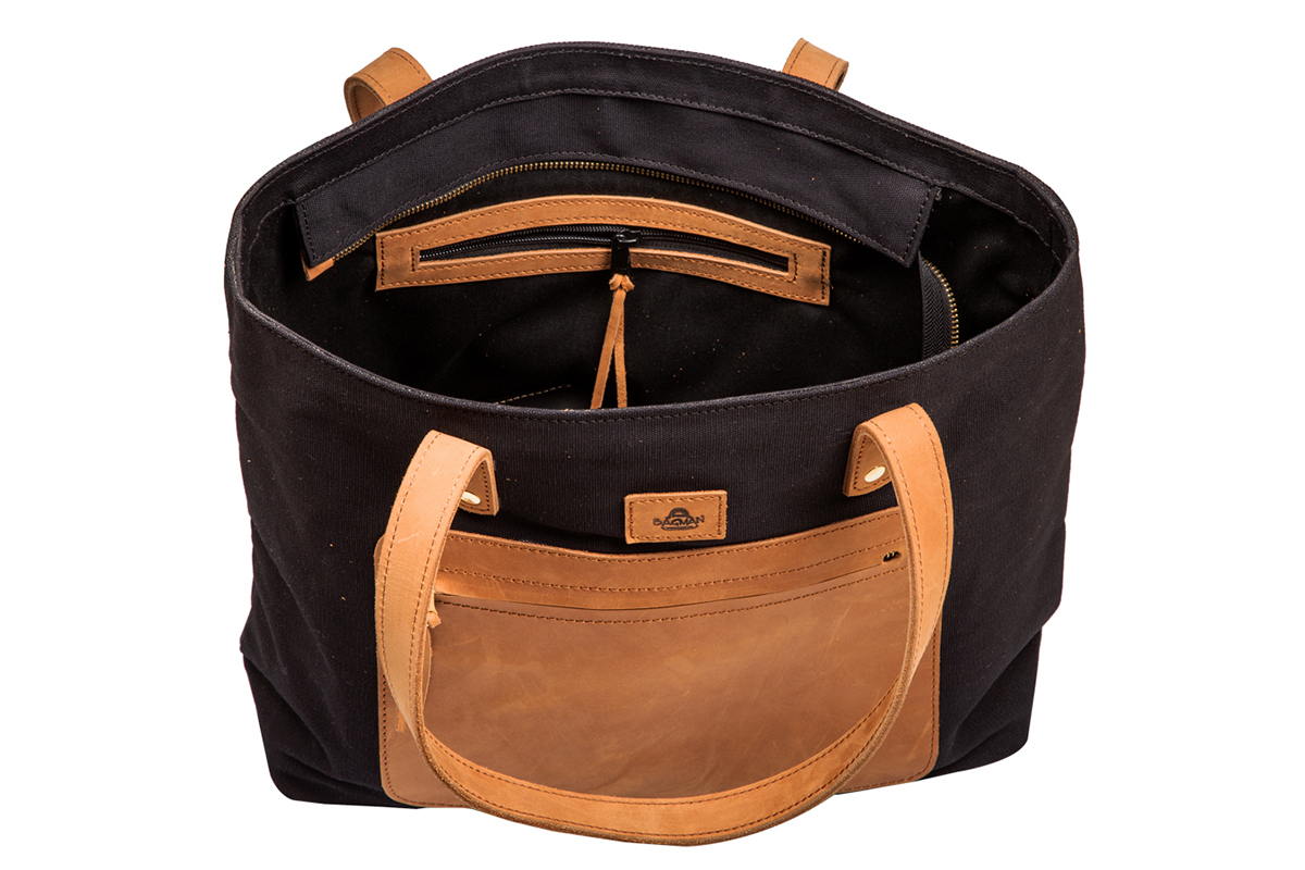 Marion Tote Bag, Black - Image 2