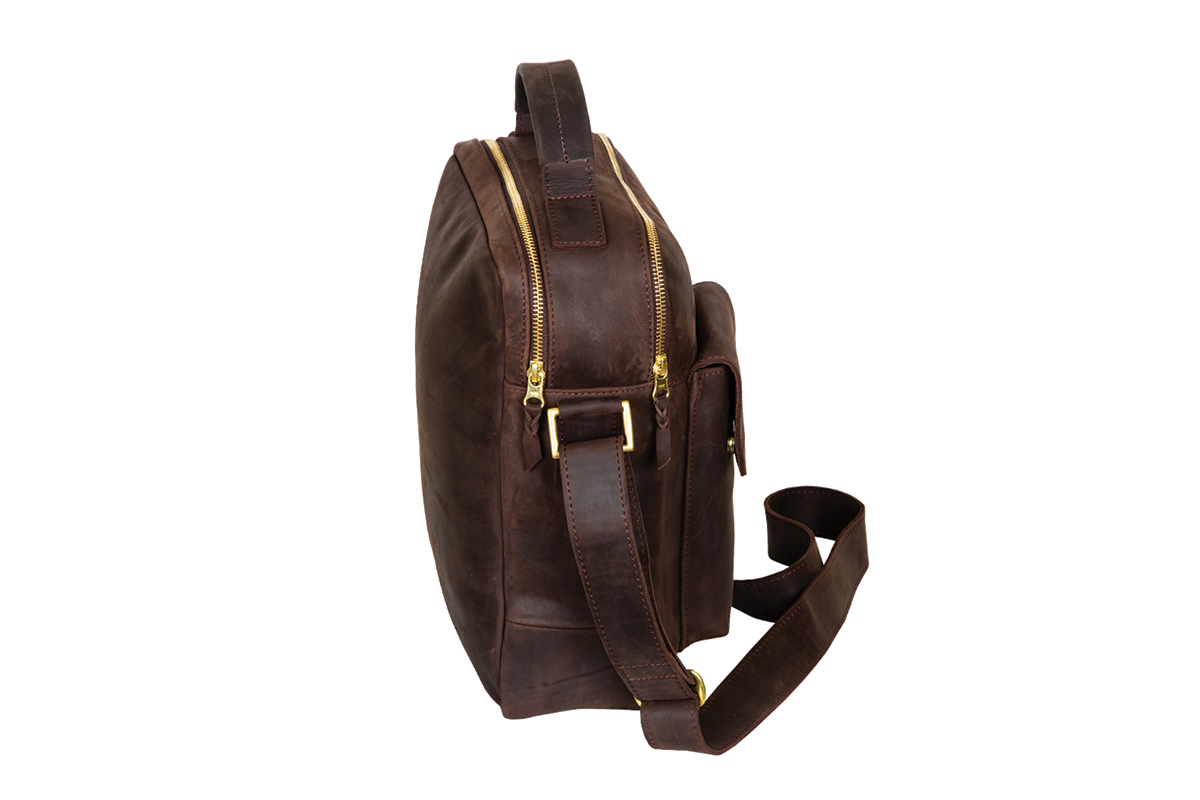 Man Bag, Mocha - Image 6