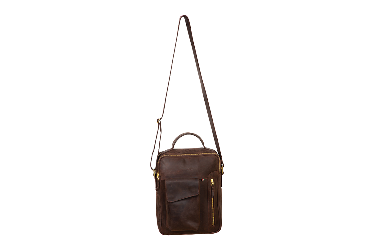 Man Bag, Mocha - Image 2