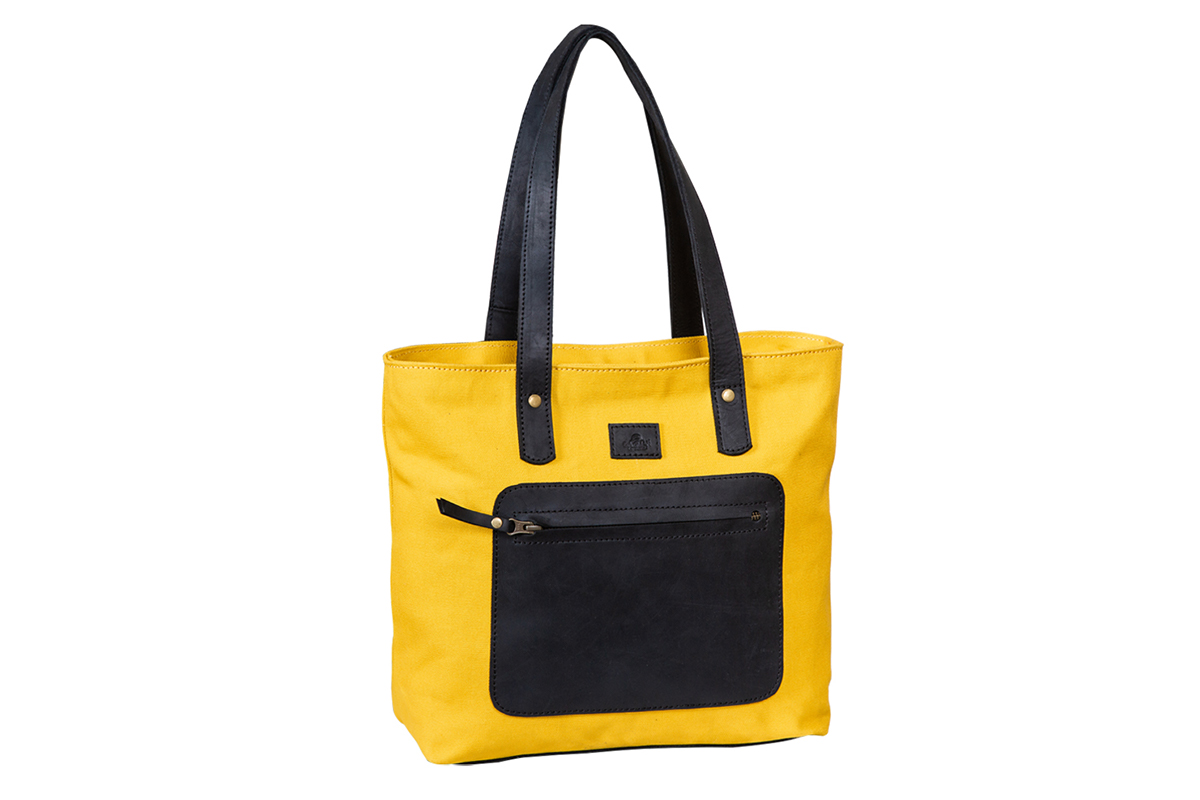 Marion Tote Bag, Yellow