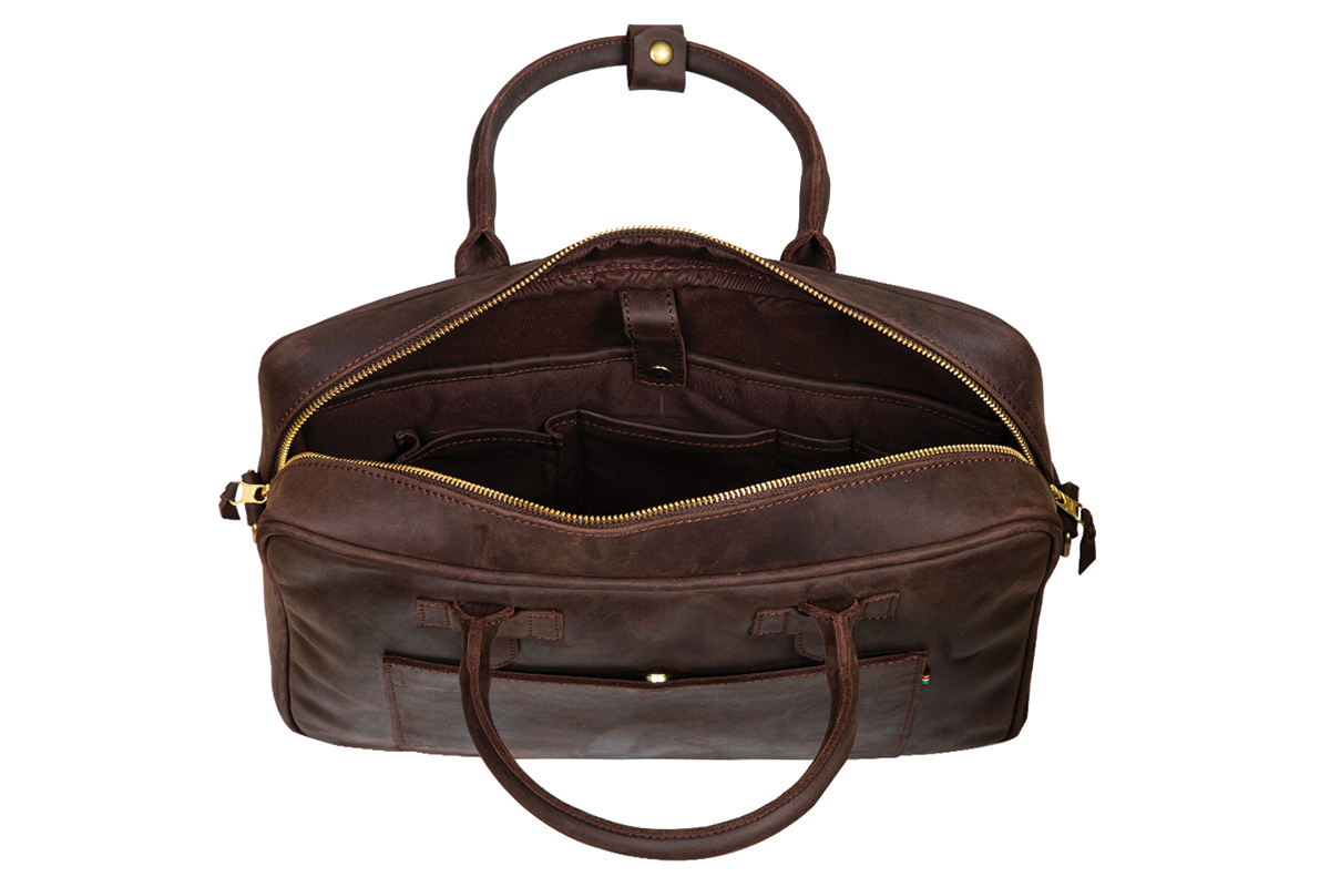 Briefcase 21, Mocha - Image 6
