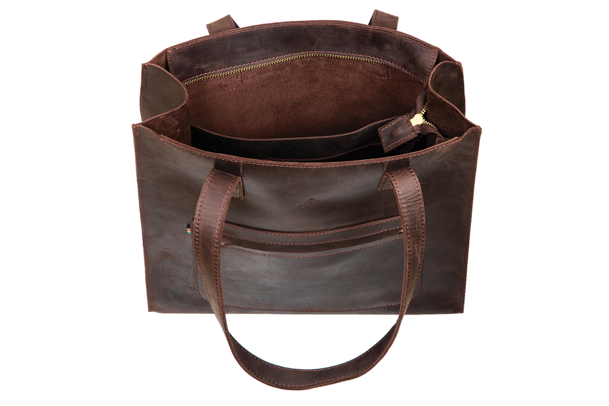 Tausi Tote Bag, Mocha - Image 2