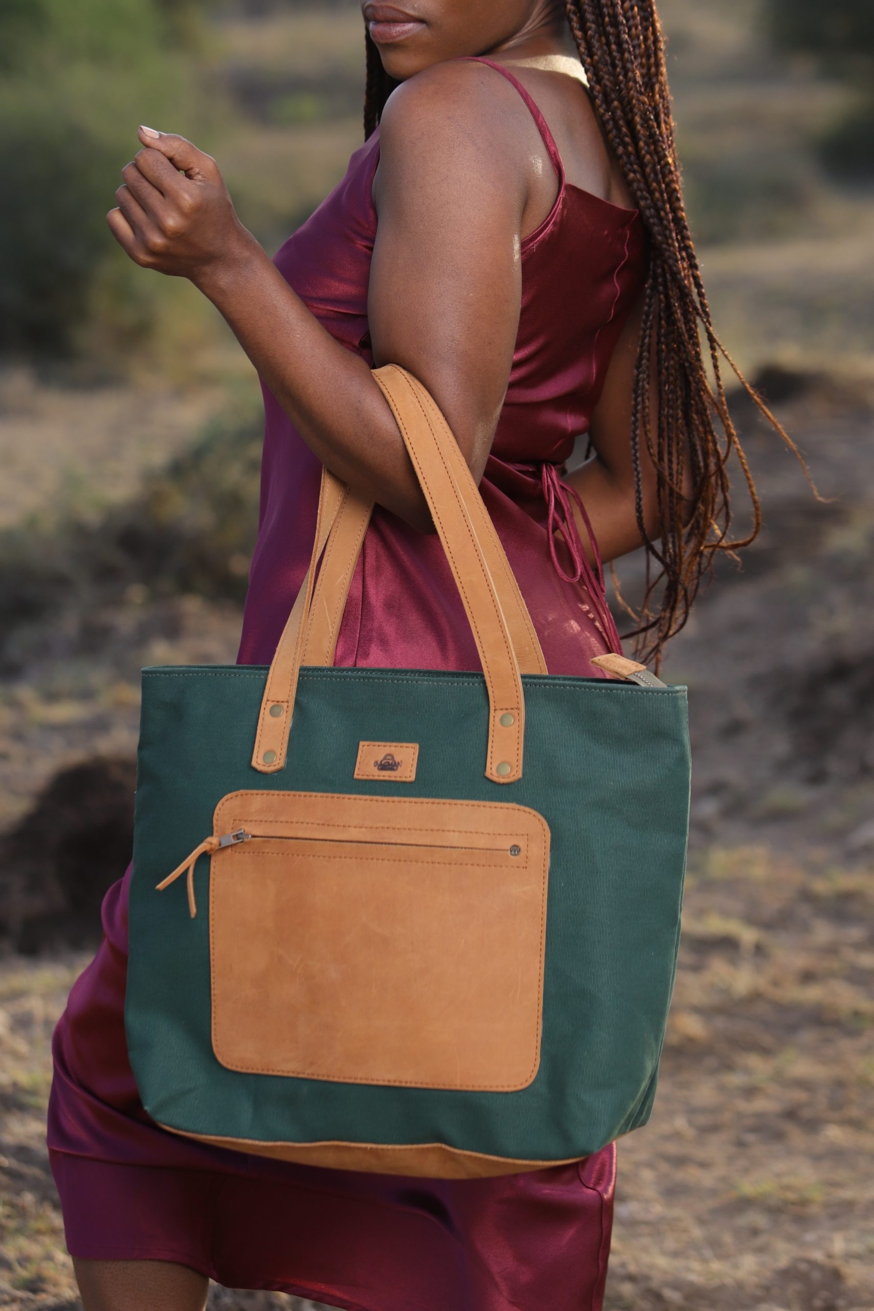 Marion Tote Bag, Green