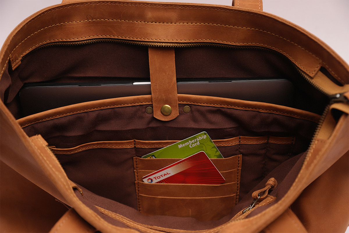 Nila Tote, Navy Blue - Image 2