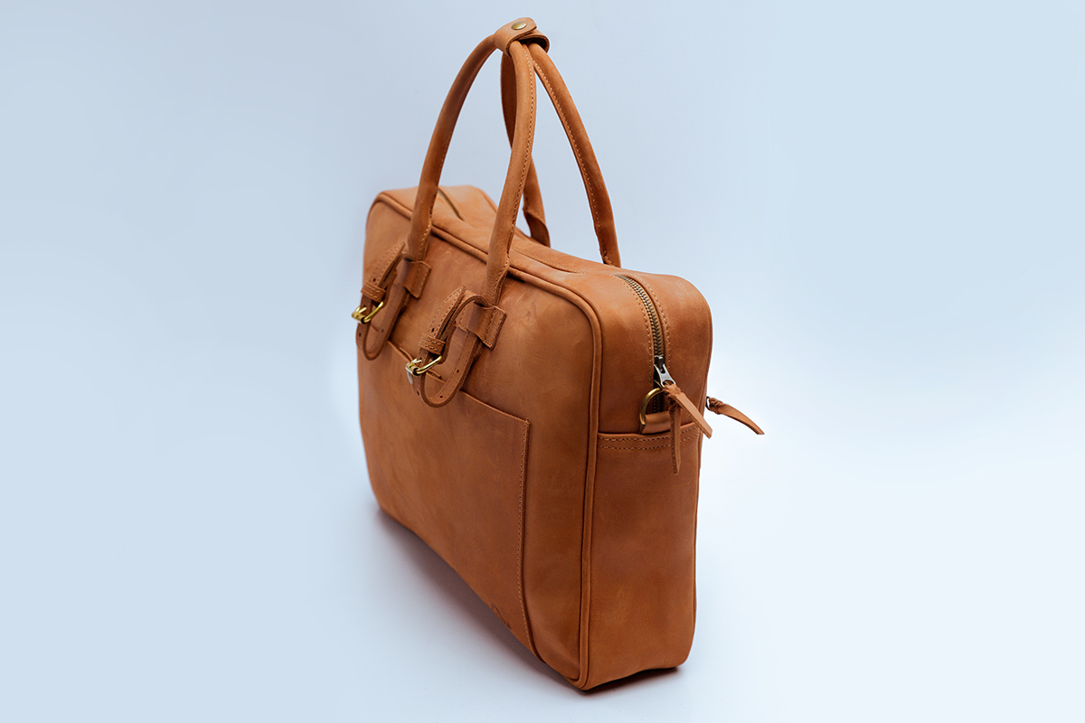 Briefcase 21, Chestnut - Image 3