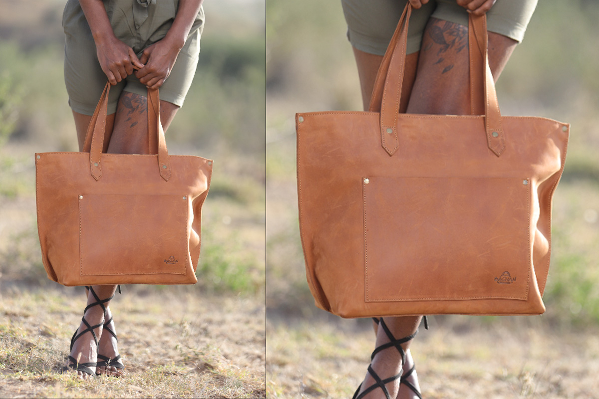 Nila Tote, Chestnut - Image 3