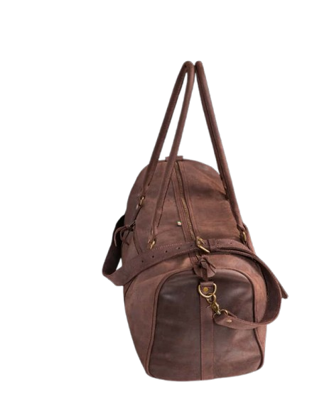 Fridah Travel/Gym Bag – Leather Duffel - Image 2