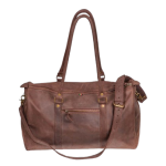 Fridah Travel/Gym Bag – Leather Duffel