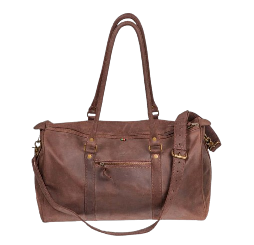 Fridah Travel/Gym Bag – Leather Duffel