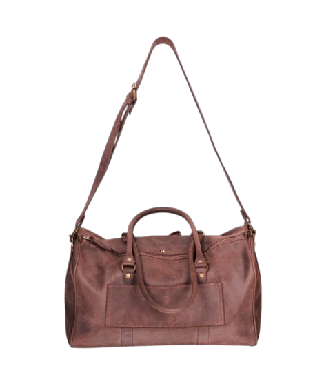 Fridah Travel/Gym Bag – Leather Duffel - Image 4